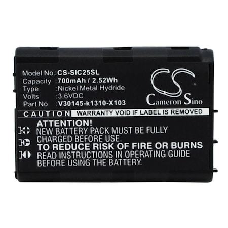 Bsc Preferred Siemens C25 C25 Power C2588 C25e C28 Mobile Phone Replacement Battery CS-SIC25SL